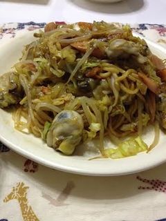 美味しい牡蠣で贅沢焼きそば♪-レシピのメイン写真