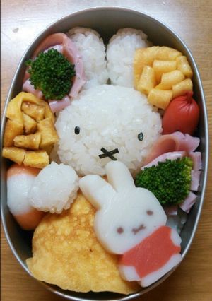 キャラ弁☆ミッフィーちゃん♪-レシピのメイン写真