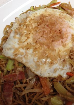 タマゴがとろ〜り焼きそば-レシピのメイン写真