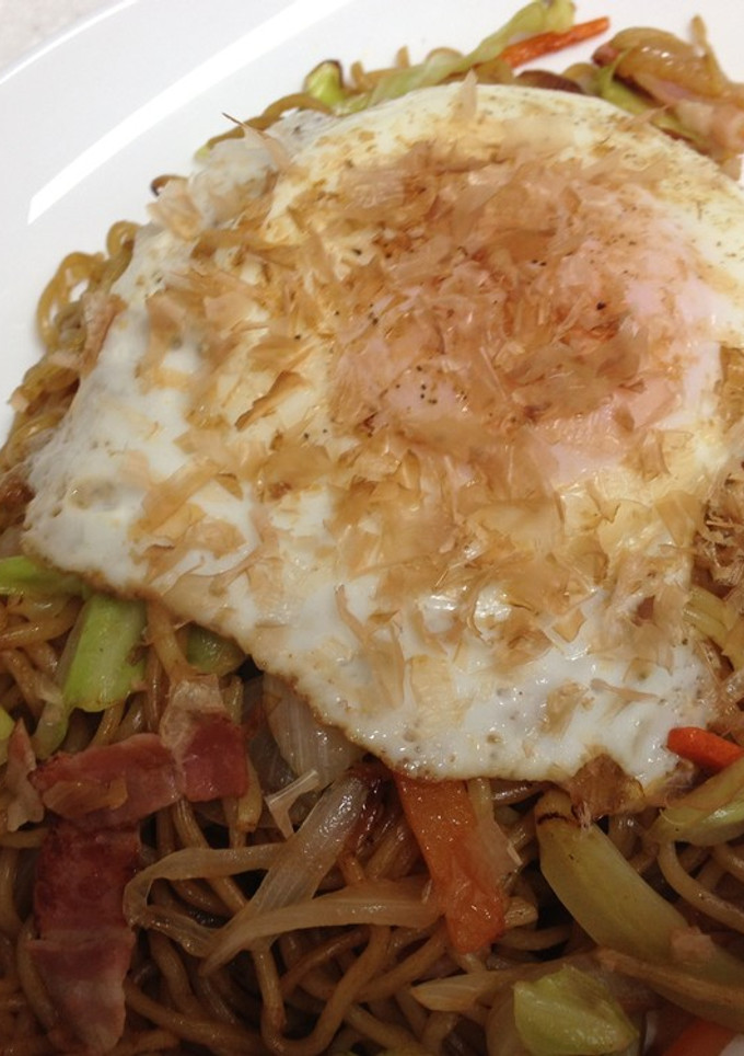 タマゴがとろ〜り焼きそば-レシピのメイン写真