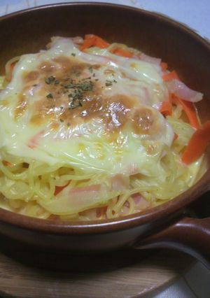 Milk Land発、グラタン風焼きそば-レシピのメイン写真