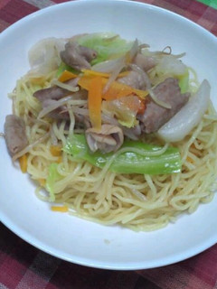 モツいり塩焼きそば-レシピのメイン写真