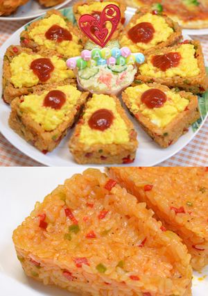 オムライスケーキ☆X'mas 誕生会に◎-レシピのメイン写真