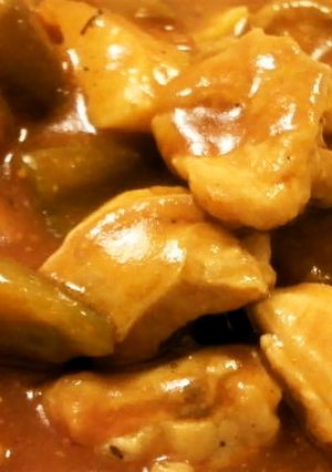 鶏とピーマンとナスのトマトカレー煮-レシピのメイン写真
