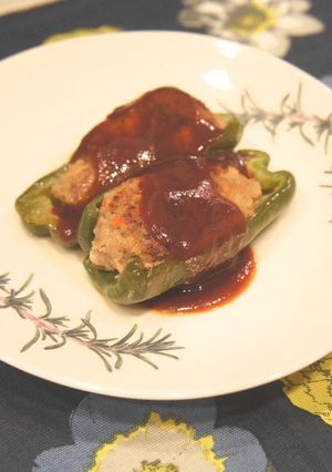 基本編＊ピーマンの肉詰め-レシピのメイン写真