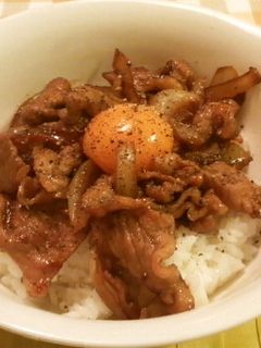 簡単ガッツリ豚丼-レシピのメイン写真