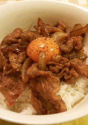 簡単ガッツリ豚丼-レシピのメイン写真