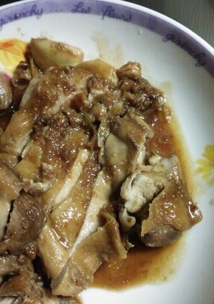 鶏肉の照り焼き？照り煮？にんにく風味-レシピのメイン写真