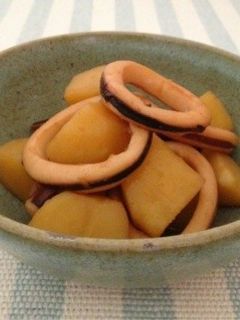 イカと新じゃがの煮物-レシピのメイン写真