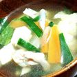 たっぷり野菜のけんちん汁ニンニク風味