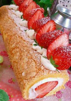 本命くん♡サックサク生地のロールケーキ♡-レシピのメイン写真