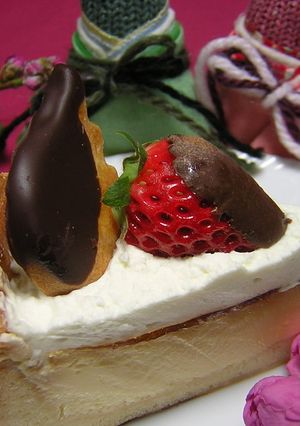クリームチーズプリンタルト-レシピのメイン写真