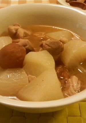 大根と鶏ももの塩煮ほんのり梅風味-レシピのメイン写真