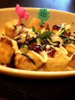 カリカリ揚げ出し豆腐♡お好み焼き風-レシピのメイン写真