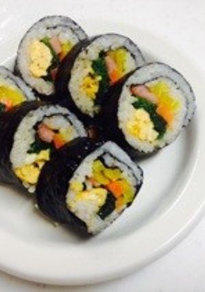 韓国風のり巻き♡キンパ-レシピのメイン写真
