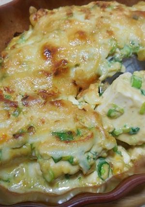 豆腐のねぎ味噌卵マヨグラタン　どすぇ-レシピのメイン写真