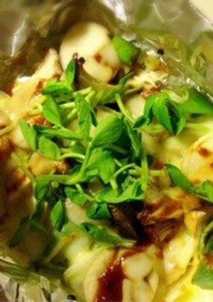 白葱とエリンギのチーズ焼。味噌ソース-レシピのメイン写真