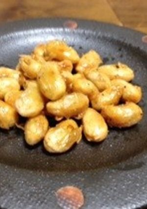 簡単！香ばしい！揚げ蒸し大豆♪-レシピのメイン写真