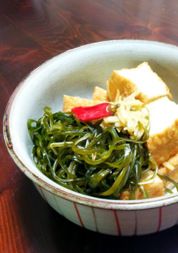 厚揚げと切り昆布の煮物-レシピのメイン写真