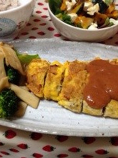 ガッツリ食べれる、簡単豚肉のピカタ-レシピのメイン写真