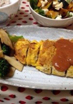 ガッツリ食べれる、簡単豚肉のピカタ-レシピのメイン写真