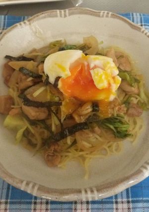 味付けかしわのとろみそば-レシピのメイン写真
