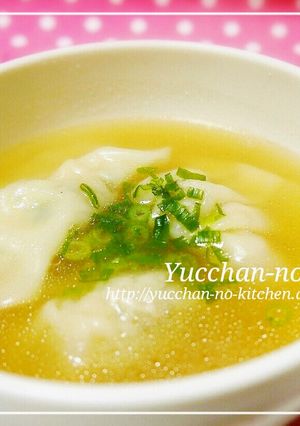 5分でできる☆簡単あつあつスープ餃子-レシピのメイン写真