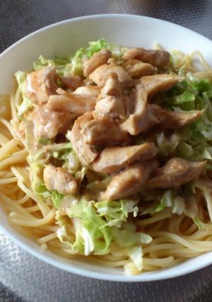 あっさりで簡単！ささみパスタ☆-レシピのメイン写真