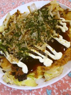 お餅でもちもち*お好み焼き風-レシピのメイン写真