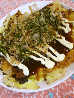 お餅でもちもち*お好み焼き風-レシピのメイン写真