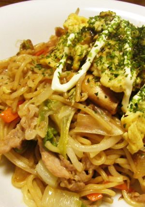 もっちり麩入り✿カレー風味焼きそば-レシピのメイン写真