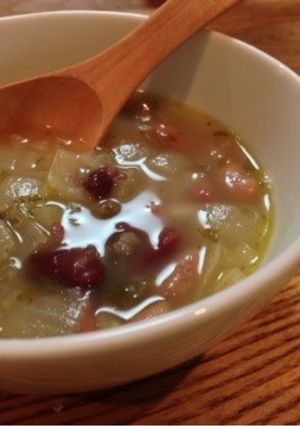 簡単な豆のスープ-レシピのメイン写真