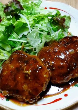 美味しい～♪絶品！肉汁ハンバーグ♪-レシピのメイン写真