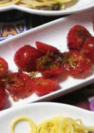 ＊♡鰹節とトマトのごま油和え♡＊-レシピのメイン写真