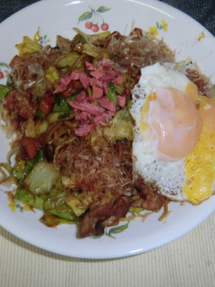 なば菜をつかった野菜たっぷり焼きそば-レシピのメイン写真