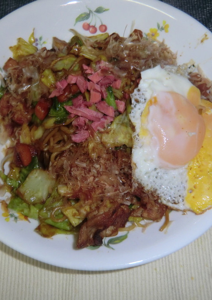 なば菜をつかった野菜たっぷり焼きそば-レシピのメイン写真