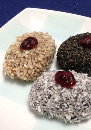 黒米の甘さ控えめ　あんこレスおはぎ-レシピのメイン写真