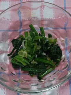 ネギ好きさんのほうれん草のお浸し-レシピのメイン写真