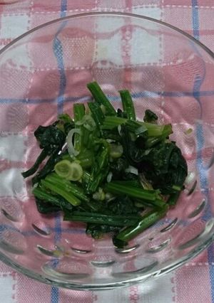ネギ好きさんのほうれん草のお浸し-レシピのメイン写真