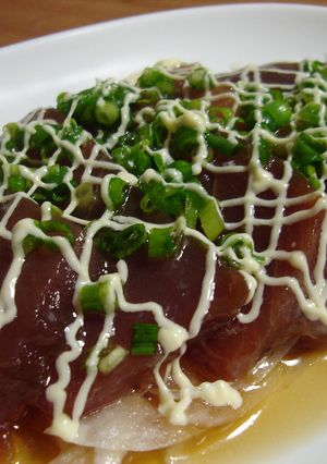 マグロのユッケ風カルパッチョ-レシピのメイン写真