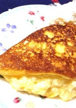 簡単☆スフレ風味のふわふわオムレツ♪-レシピのメイン写真