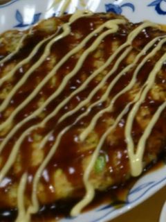 余ったそうめんで♪お好み焼き風★-レシピのメイン写真