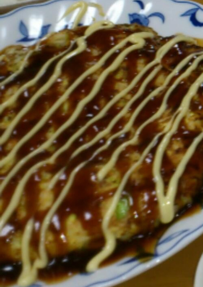 余ったそうめんで♪お好み焼き風★-レシピのメイン写真
