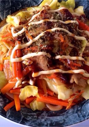 広島風お好み焼きそば-レシピのメイン写真