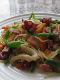 蛸と玉ねぎの塩焼きそば-レシピのメイン写真