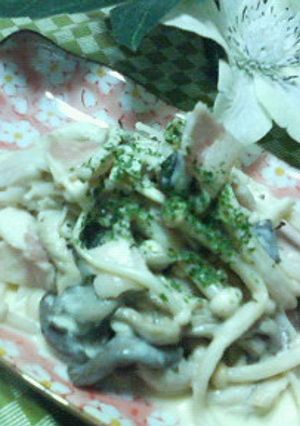 居酒屋ママ直伝☆きのこカルボ-レシピのメイン写真