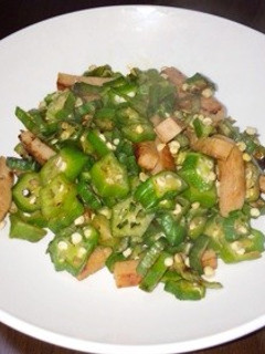 冷凍野菜deオクラ炒め-レシピのメイン写真