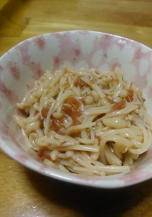えのきの梅肉和え-レシピのメイン写真