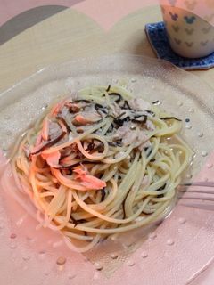 ♡ツナと塩こんぶの和風パスタ♡-レシピのメイン写真