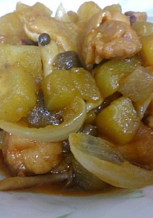 ☆韓国風！さつまいも＆とり肉で安東☆-レシピのメイン写真